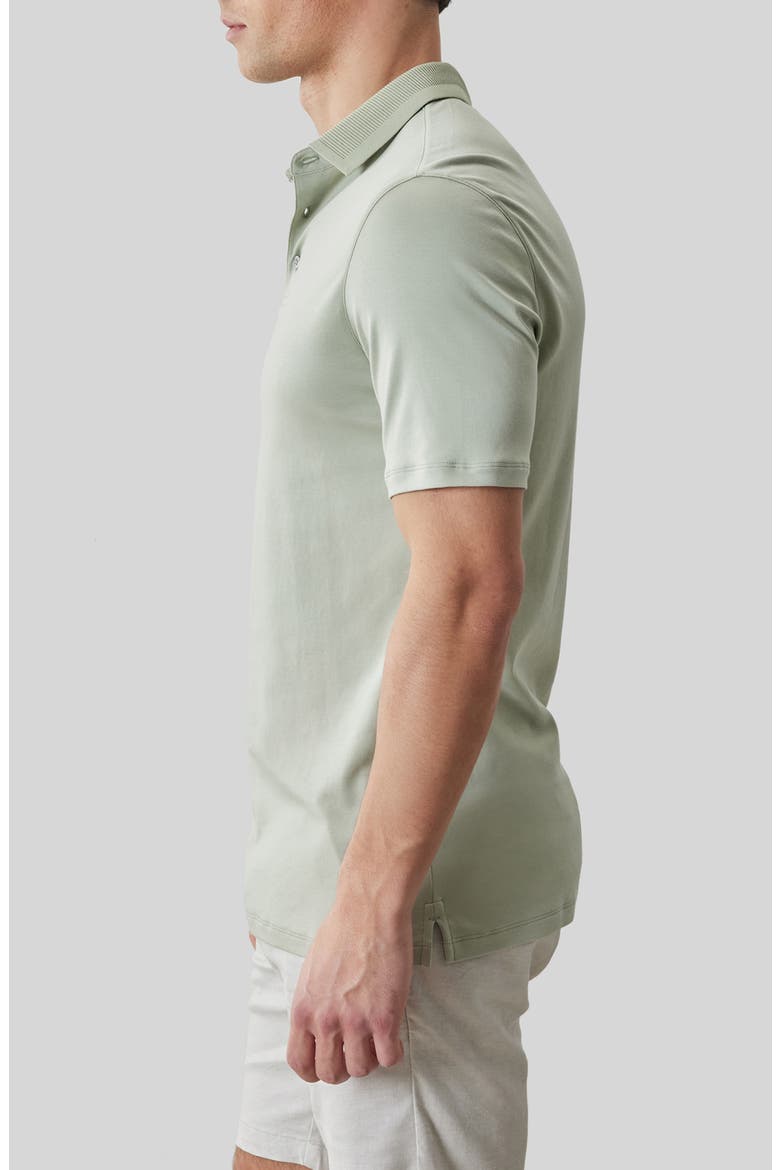 Georgia Pima Cotton Polo, Alternate, color, DESERT GREEN