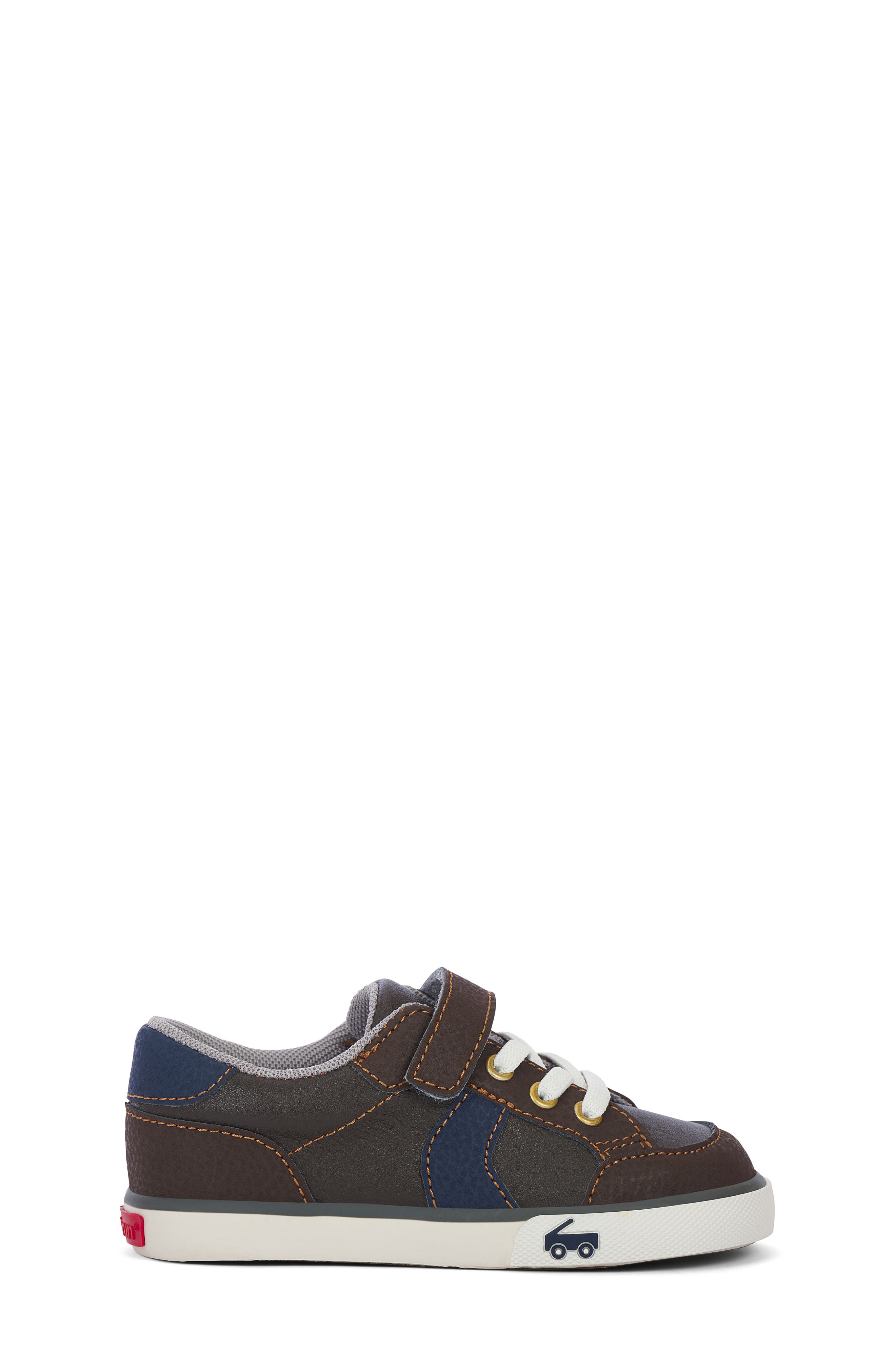 See Kai Run Connor Sneaker, Alternate, color, Brown Leather