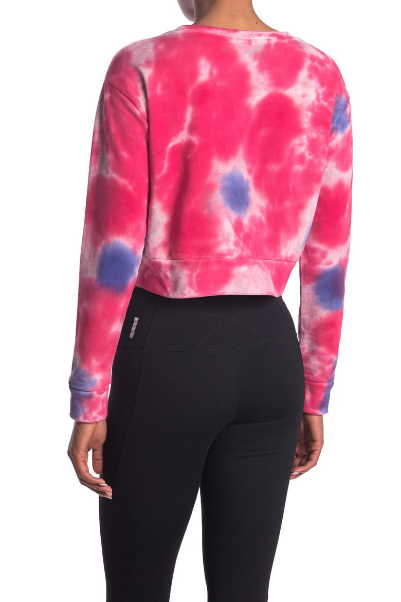 Authentic Galz Sweatshirt, Alternate, color, GREY-BLUE-RED