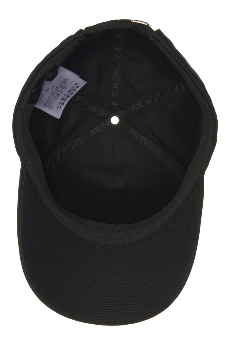 Logo Cotton Baseball Cap, Alternate, color, BLACK