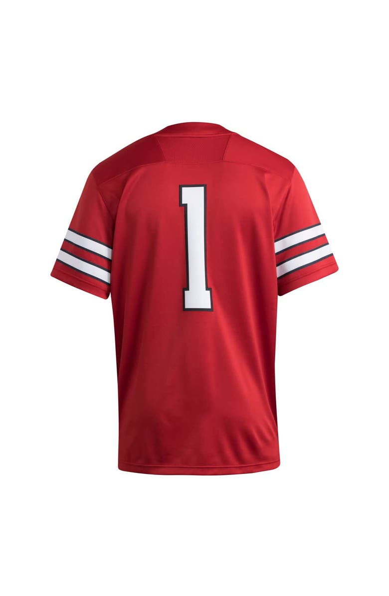 adidas Men's adidas #1 Red Texas Tech Red Raiders Premier Jersey, Alternate, color, Red