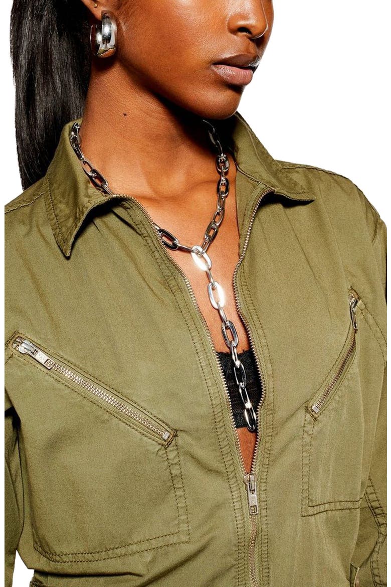 Mekan Utility Boilersuit, Alternate, color, OLIVE