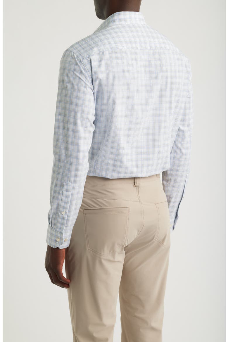 Crown Crafted Bechtle Performance Poplin Button-Up Shirt, Alternate, color, IRIS MIST