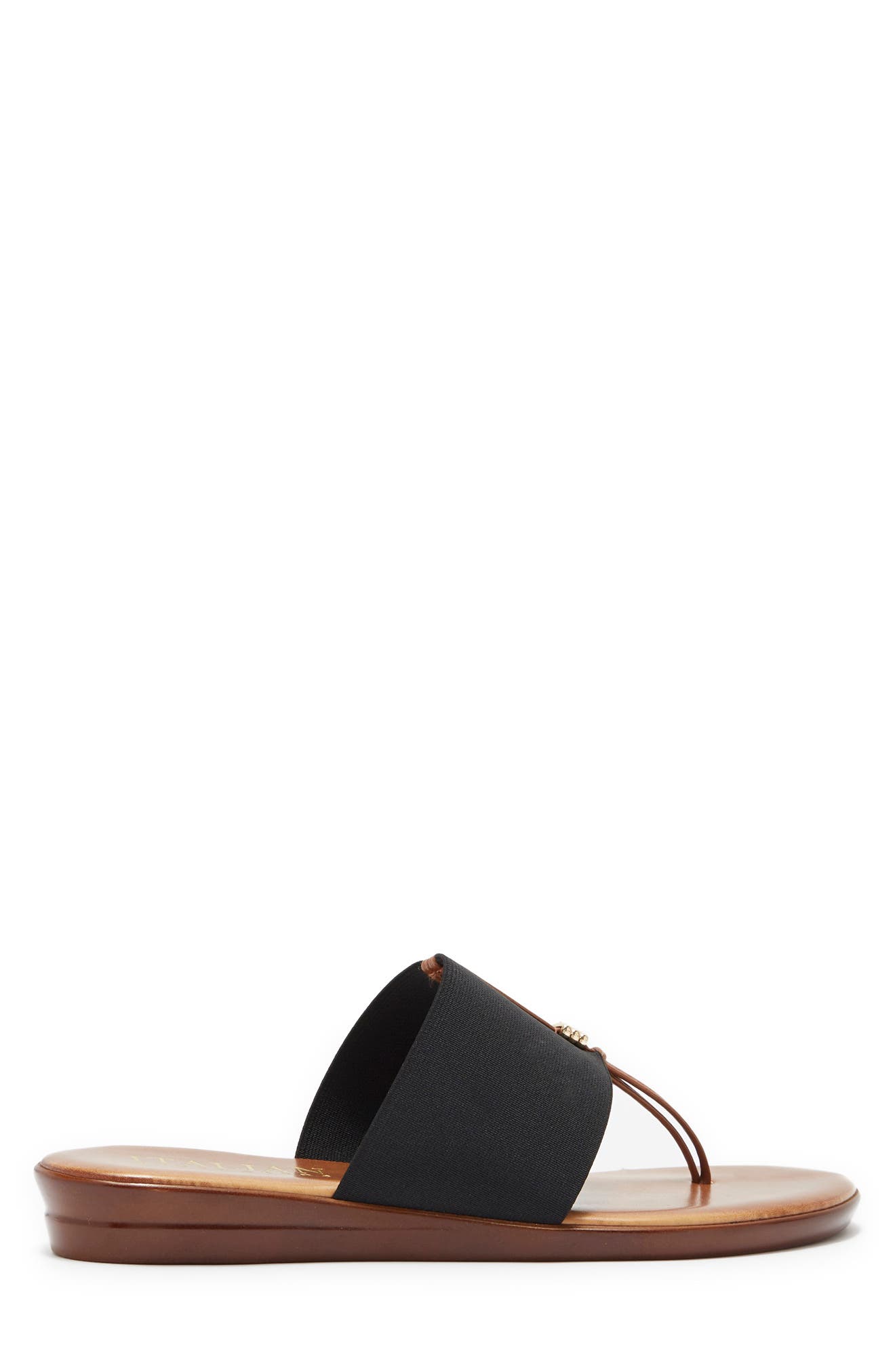 ITALIAN SHOEMAKERS Stretch Banded Thong Sandal, Alternate, color, 