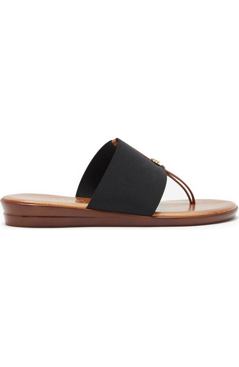 ITALIAN SHOEMAKERS Stretch Banded Thong Sandal, Alternate, color,