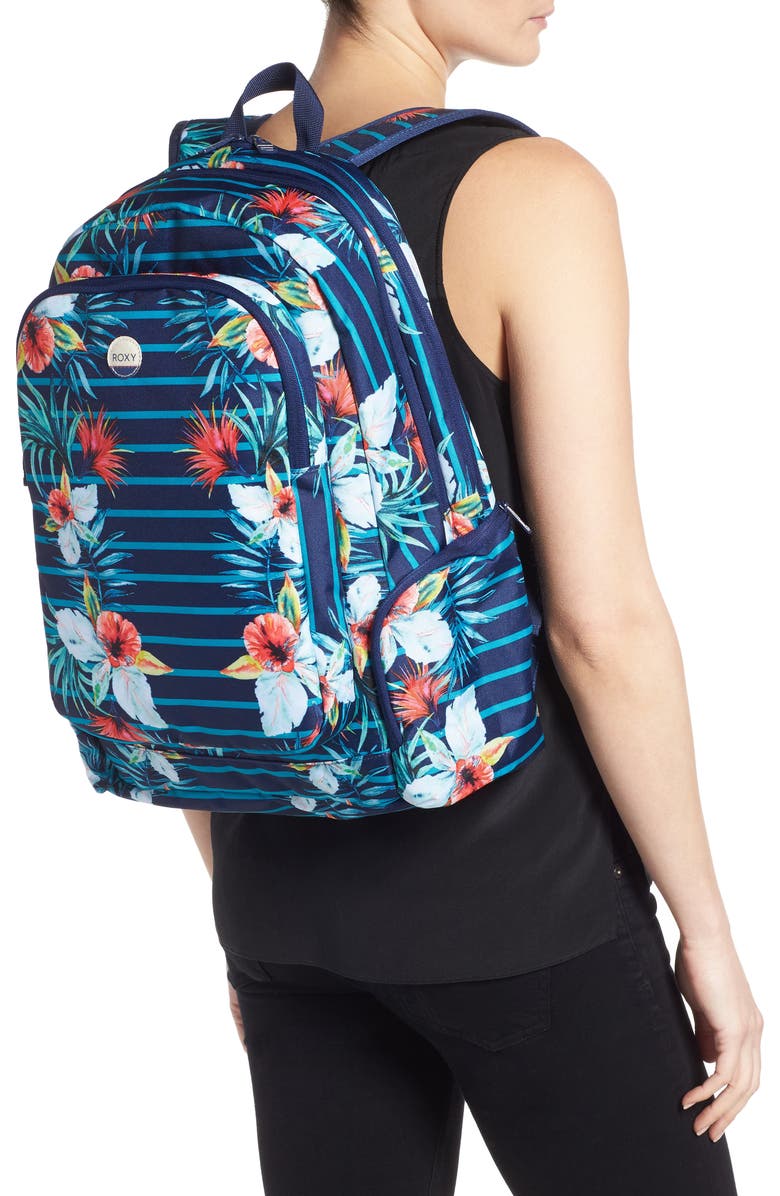 Roxy Alright Print Backpack, Alternate, color,