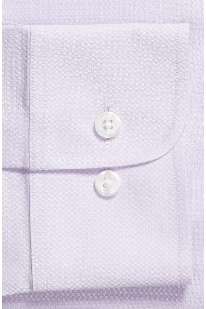 Slim Fit Textured Dress Shirt, Alternate, color, LAVENDER