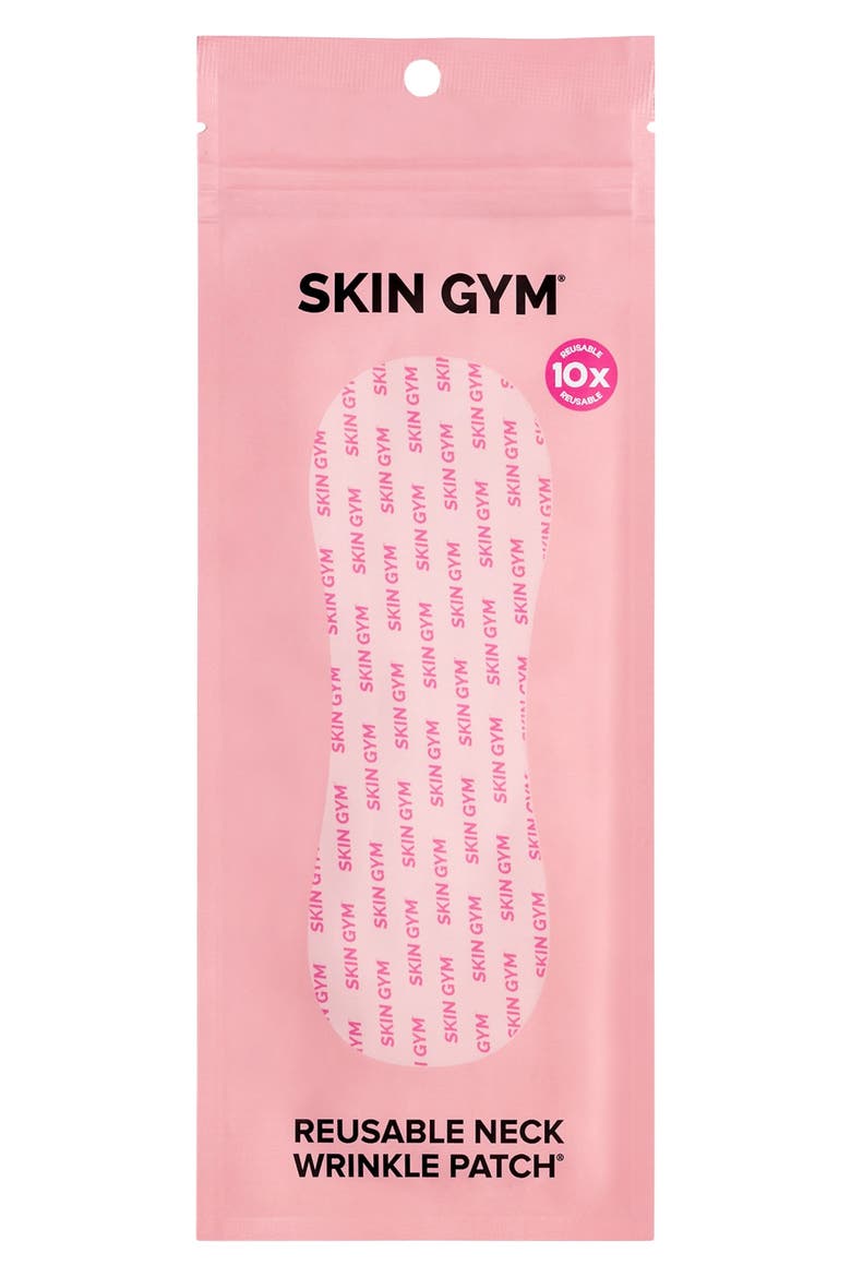 Reusable Neck Wrinkle Patch, Main, color, PINK