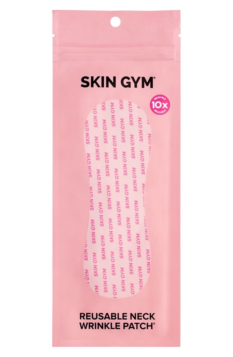 Skin Gym Reusable Neck Wrinkle Patch, Main, color, Pink