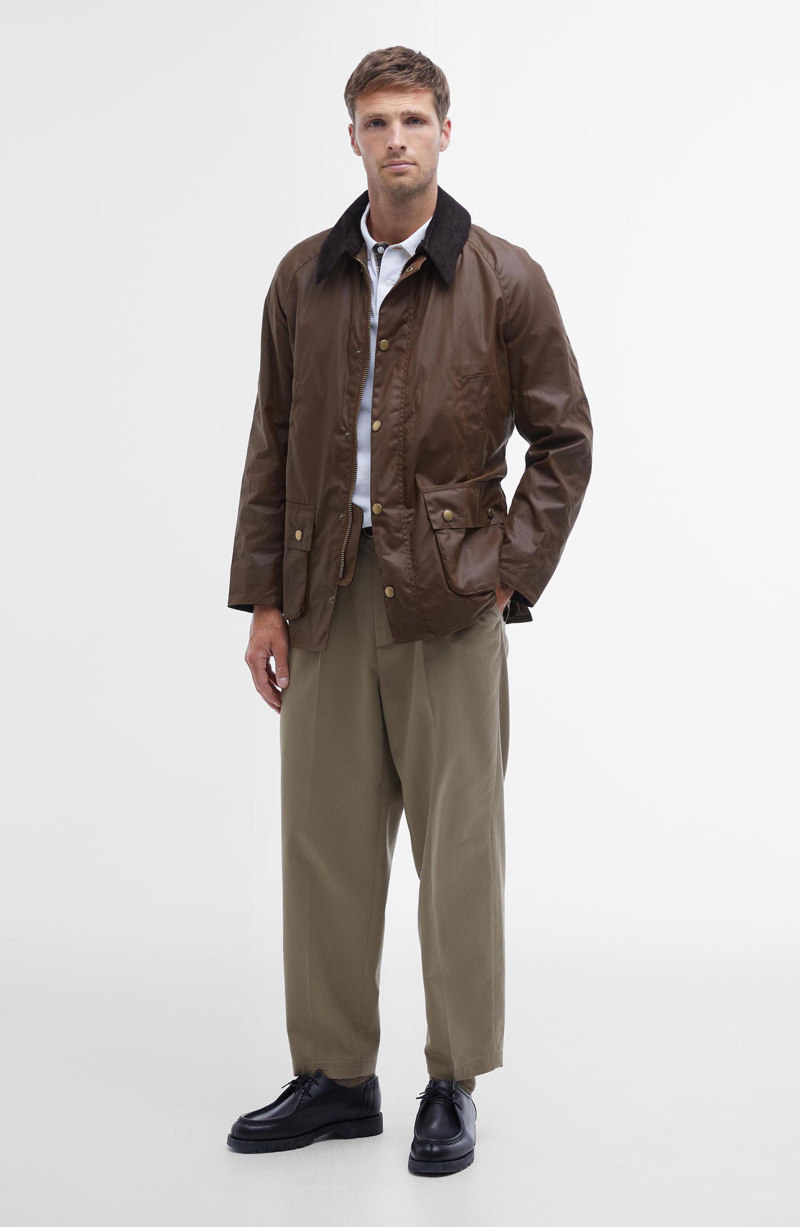 Мужские Barbour Ashby Waxed Cotton Jacket — фото 8