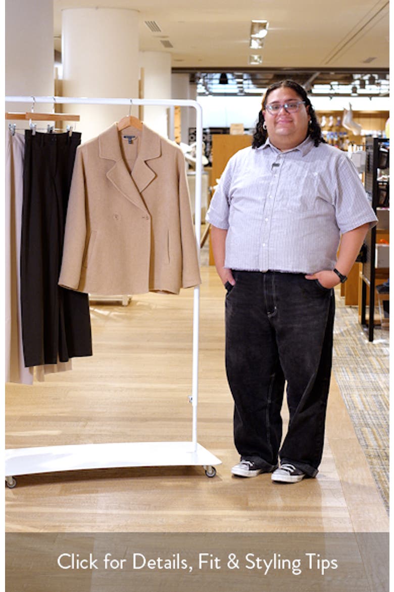 Double Breasted Wool Trench Coat video