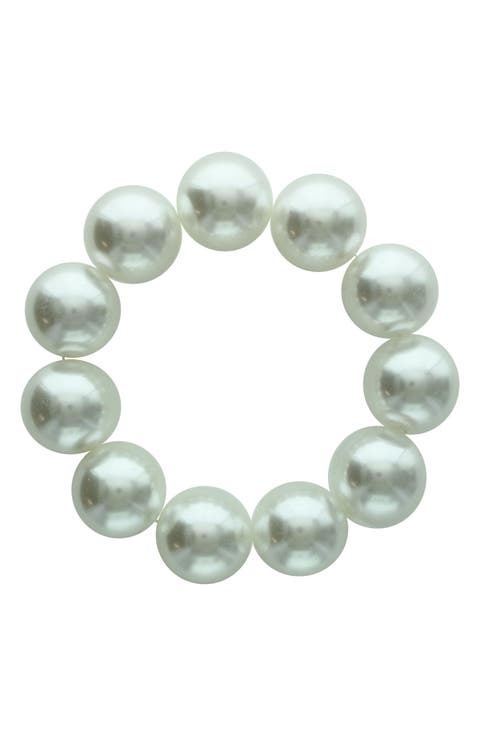 Jenny Beaded Faux Pearl Bracelet
