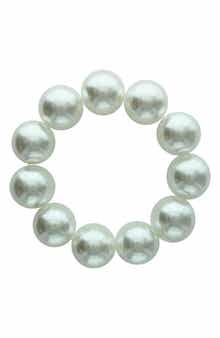 OLIVIA WELLES Jenny Beaded Faux Pearl Bracelet