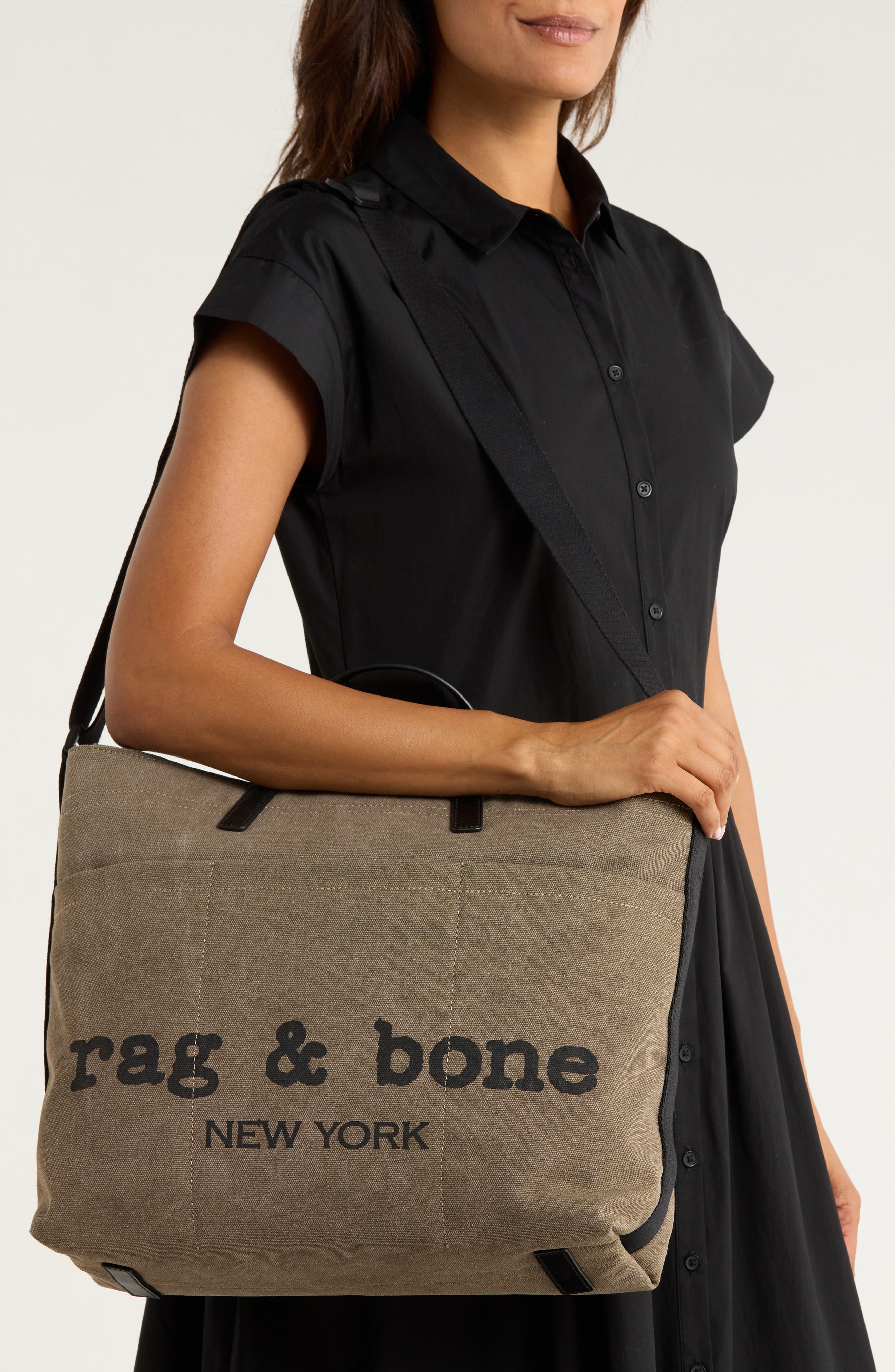 rag & bone Clinton Tote, Alternate, color, Natural