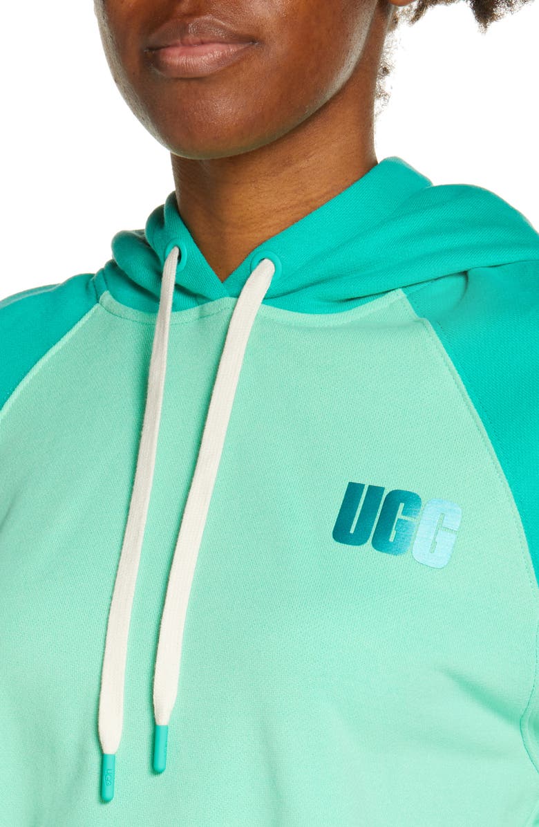 UGG<sup>®</sup> Mallory Cotton Crop Hoodie, Alternate, color, 