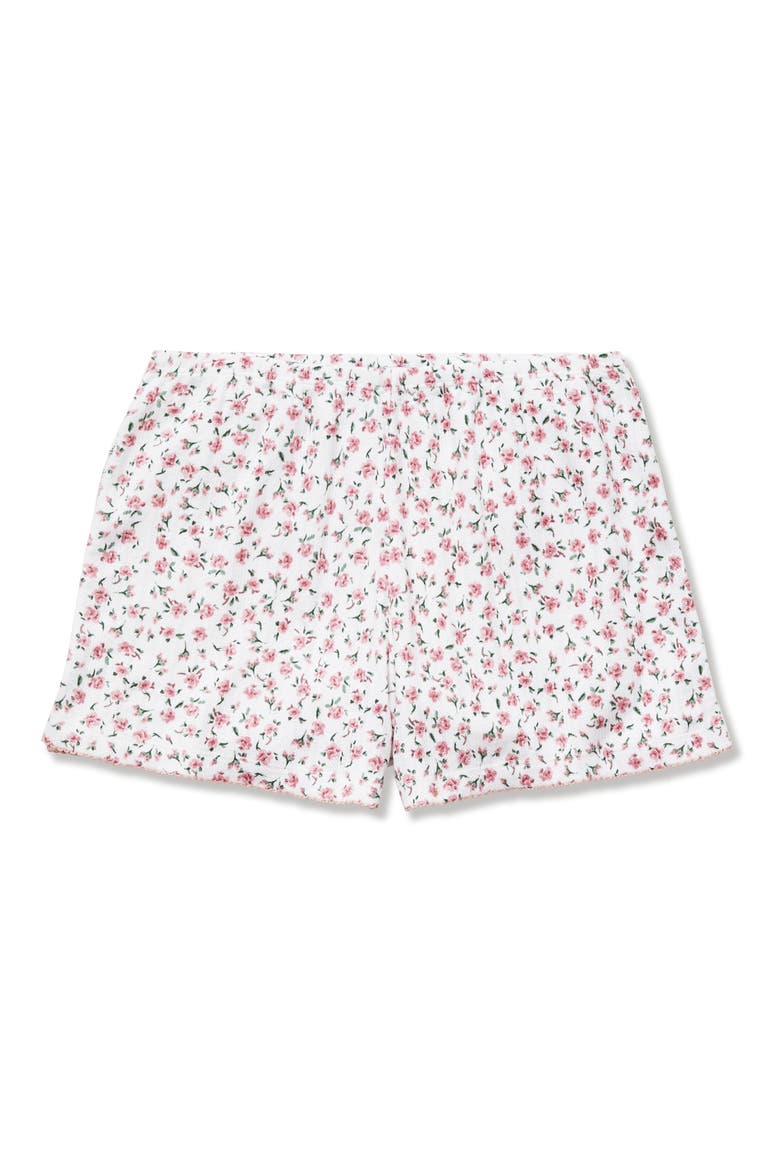 Pima Cotton Pointelle Shorts, Alternate, color, PINK