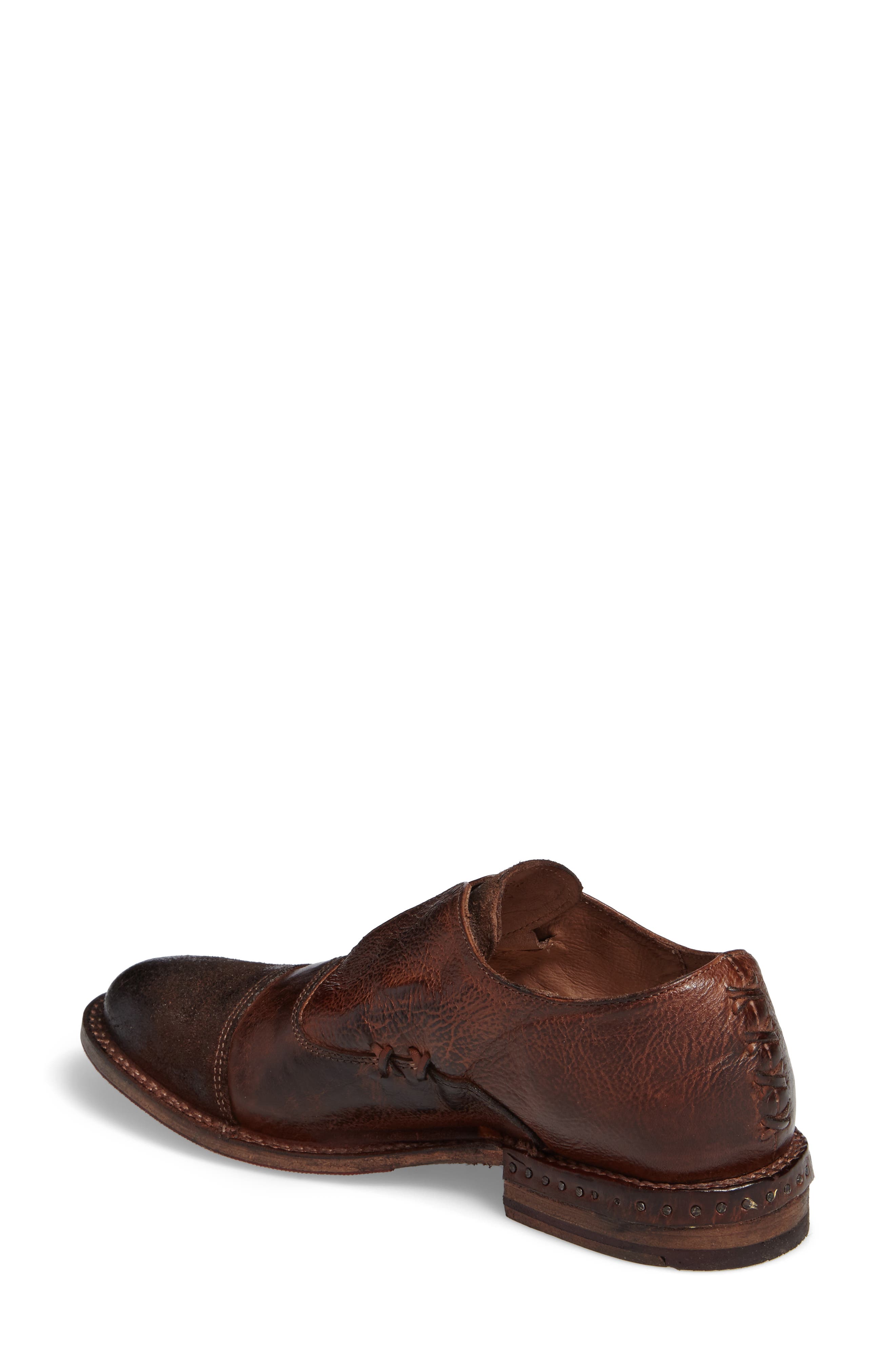 Bed Stu Rose Cap Toe Oxford, Alternate, color, Teak Dip Dye