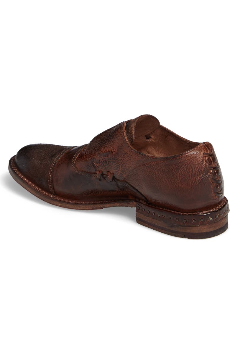 Bed Stu Rose Cap Toe Oxford, Alternate, color, Teak Dip Dye