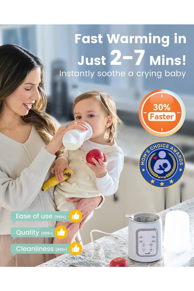 Baby Bottle Warmer, Alternate, color, White