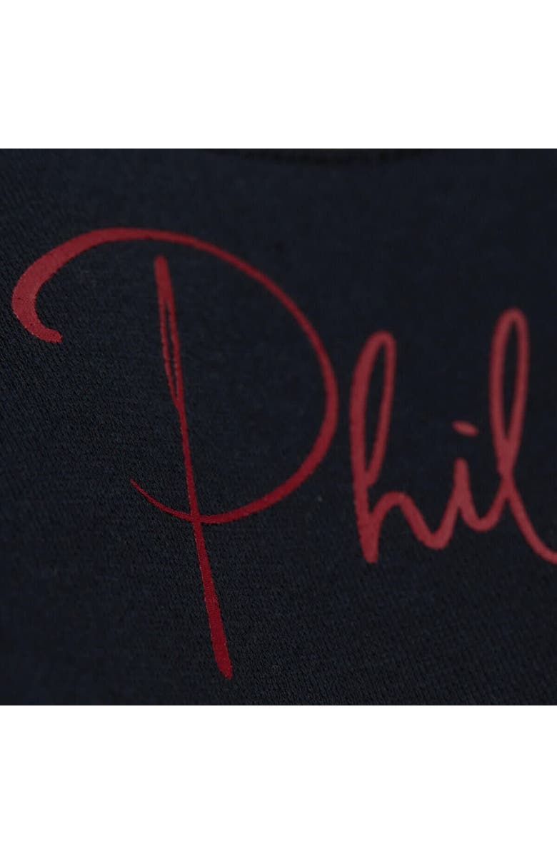 Mitchell & Ness Women's Mitchell & Ness  Burgundy/Black Philadelphia Phillies Cooperstown Collection Blocked Fleece Pullover Sweatshirt, Alternate, color, Burgundy