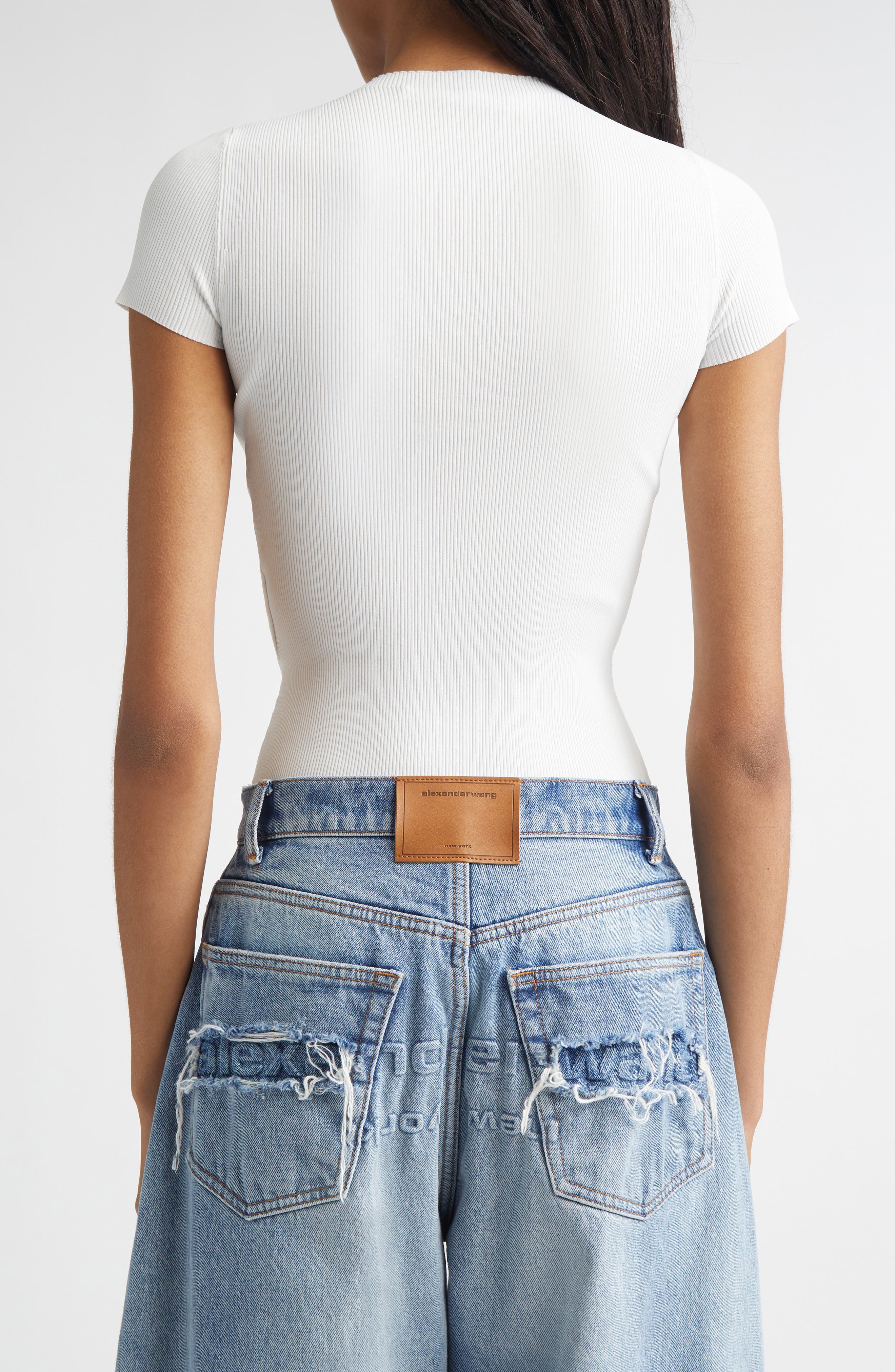 Jacquard Logo Rib Sweater - image 4