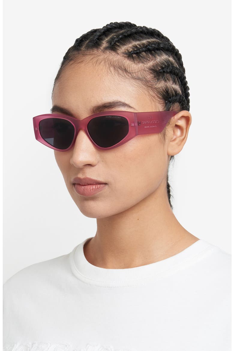 56mm Gradient Cat Eye Sunglasses, Alternate, color, 08KJ-IR