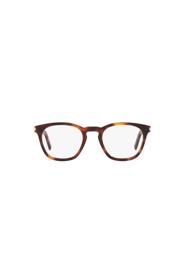 50mm Round optical glasses, Alternate, color, Brown