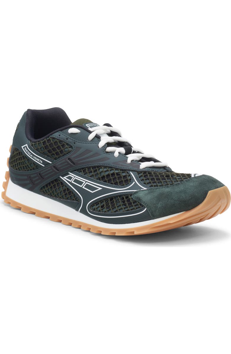 Bottega Veneta Orbit Low Top Sneaker, Main, color, 3264 Dark Green