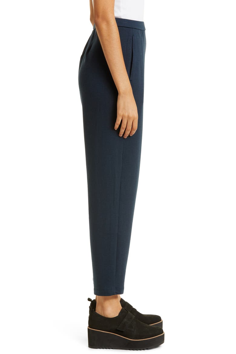Slouch Fleece Ankle Pants, Alternate, color, DEEP ADRIATIC