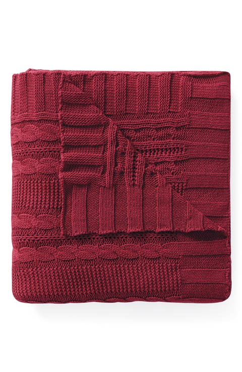 Dublin Cable Knit Throw Blanket