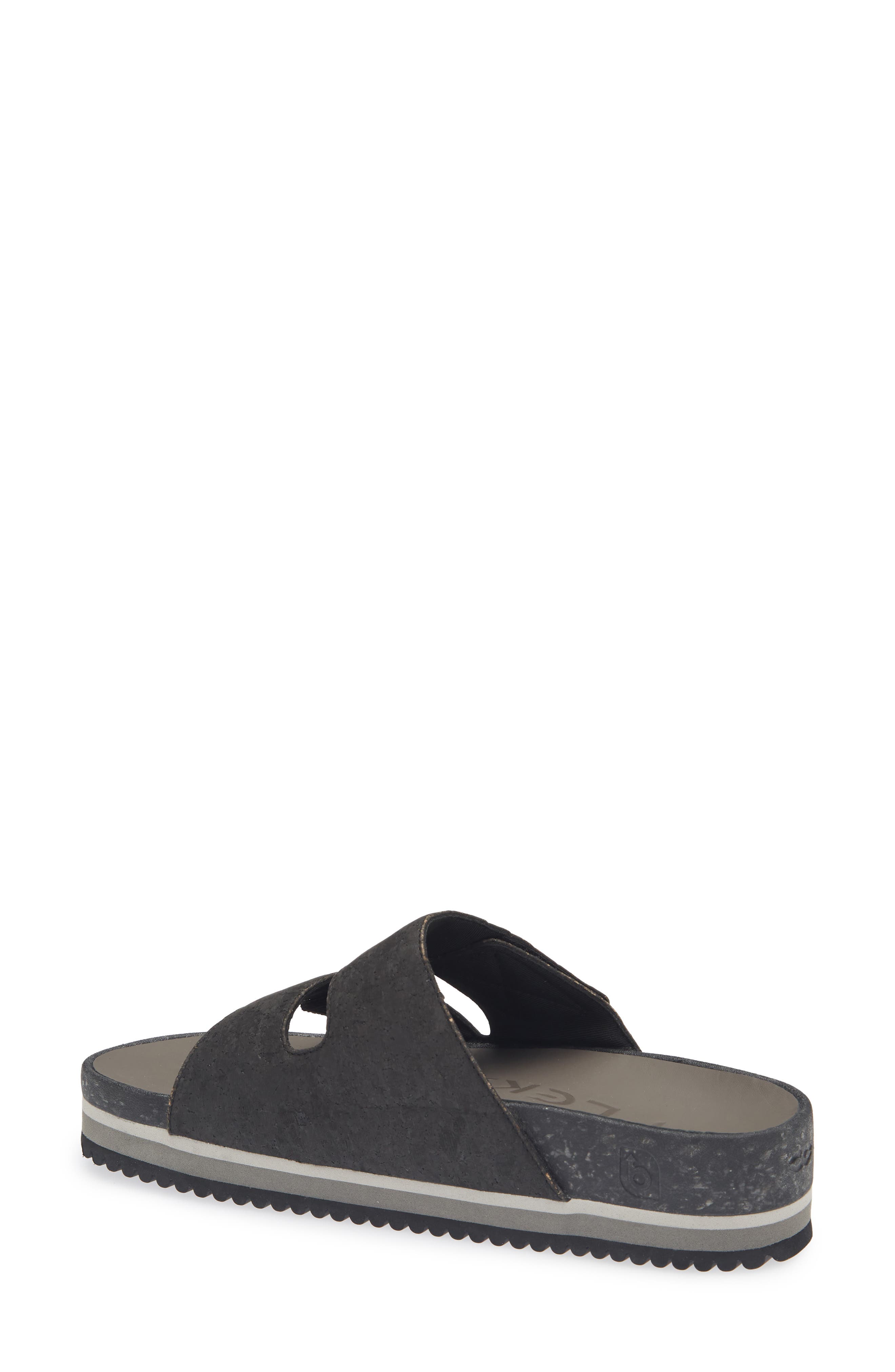 FLEKS Riviera Cork Slide Sandal, Alternate, color, Night Cork