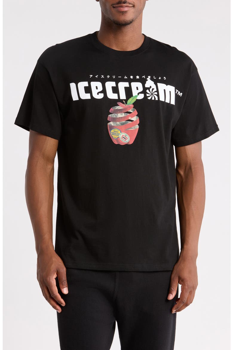 Luger Graphic T-Shirt, Main, color, BLACK