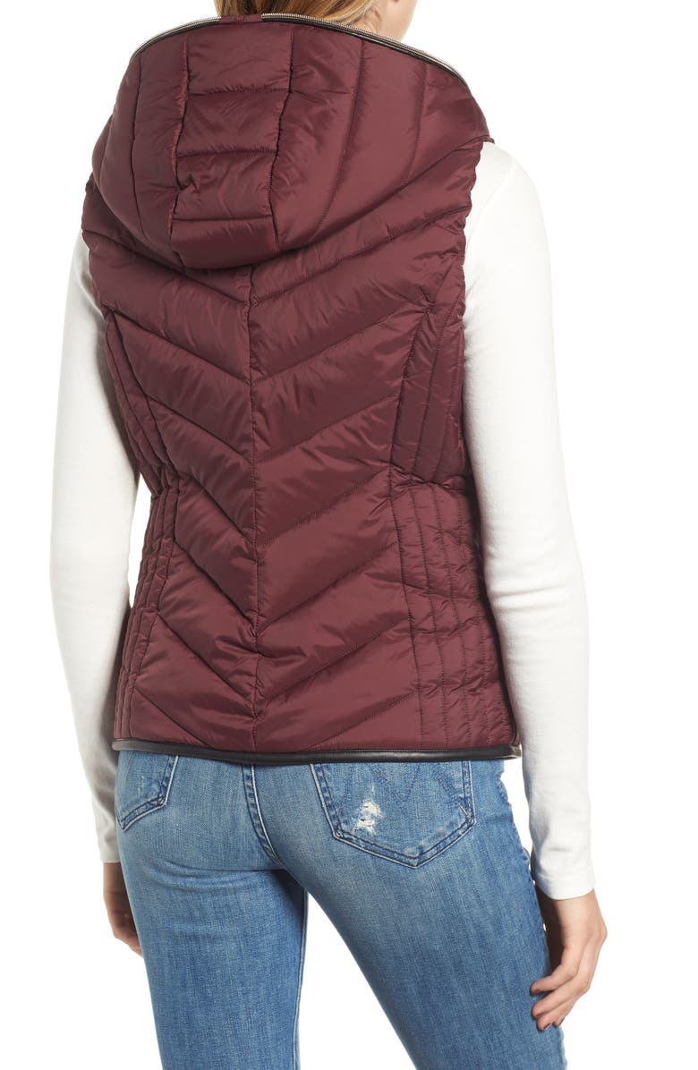 Marc New York Hooded Puffer Vest, Alternate, color,