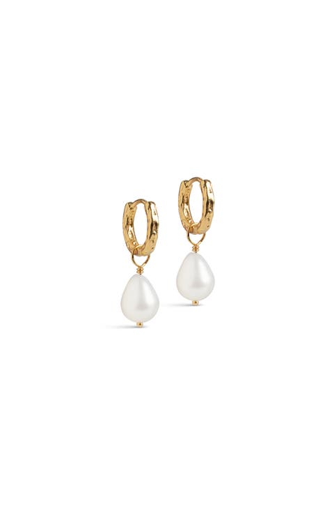 Significant Pearl Hoops