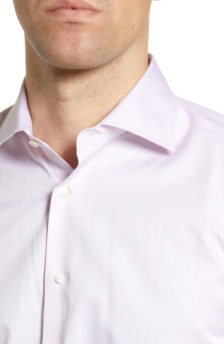 Canali Regular Fit Geometric Dress Shirt, Alternate, color, 