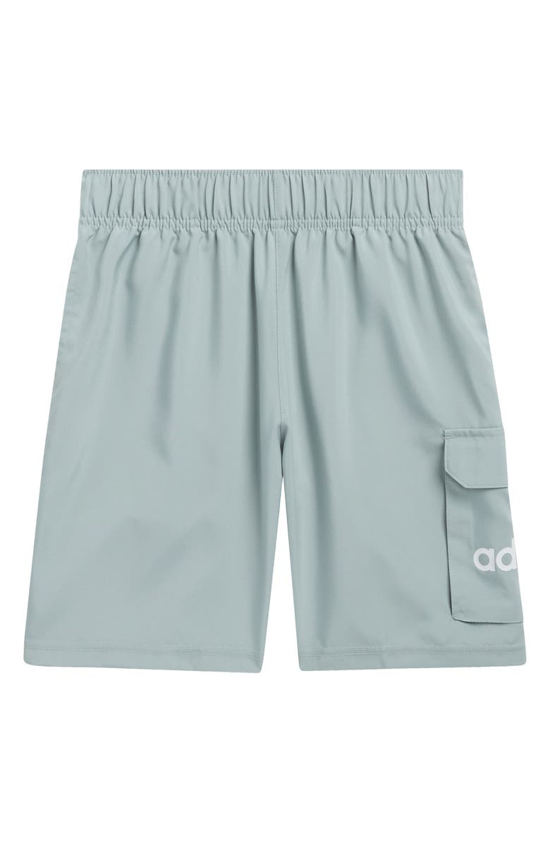adidas Kdis' Cargo Shorts, Main, color, Wonder Sage