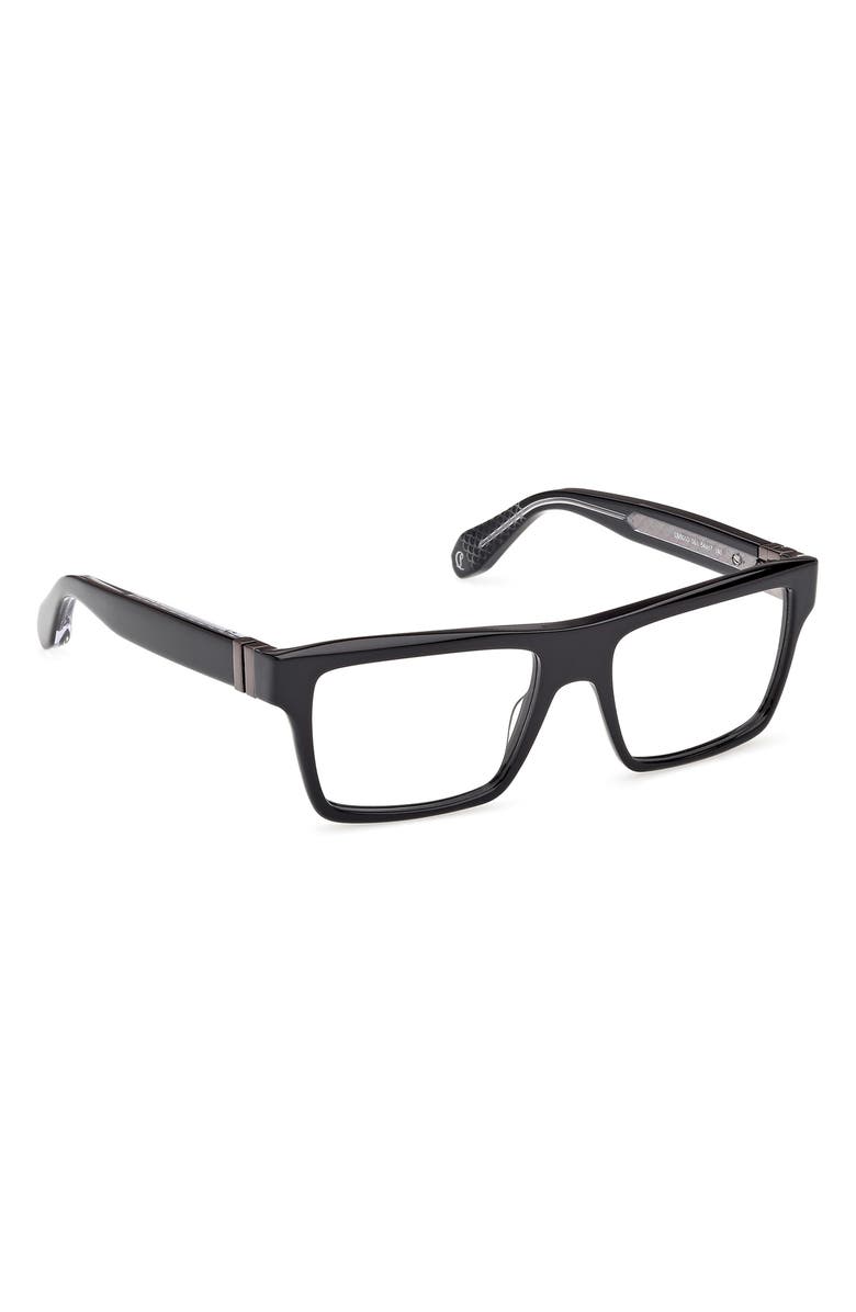 Christian Louboutin 54mm Rectangular Optical Glasses, Alternate, color, 