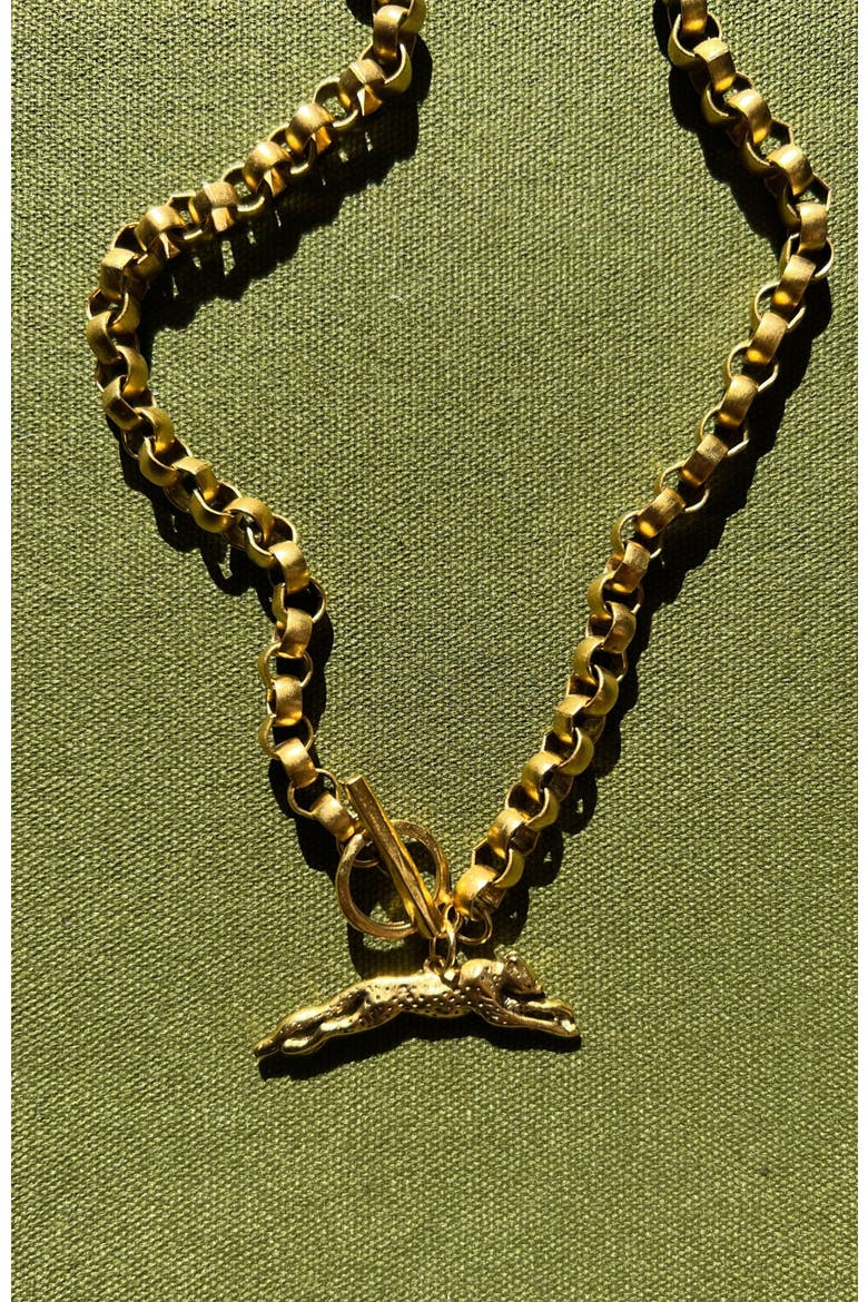 Roxy Necklace, Alternate, color, Gold