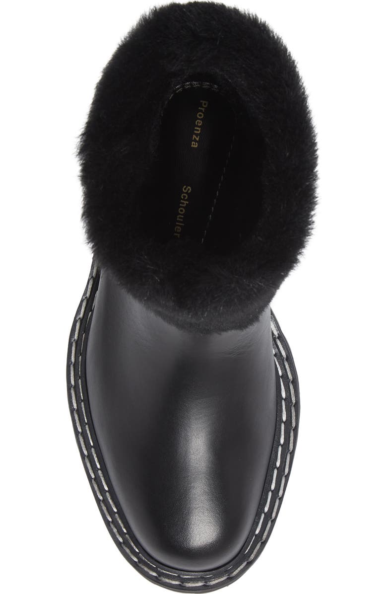 Proenza Schouler Genuine Shearling Lined Boot, Alternate, color,