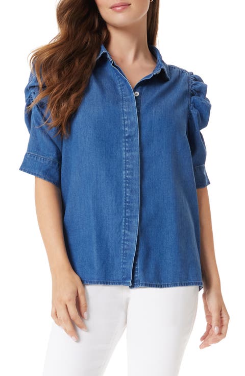 Austin Puff Sleeve Button-Up Shirt