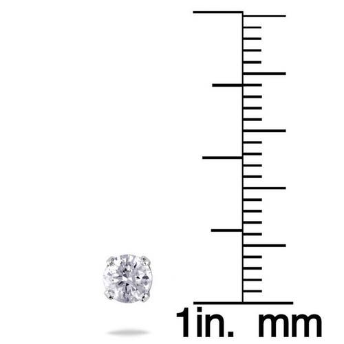 Bliss Diamond 1/2ct Tw Diamond Studs In Silver