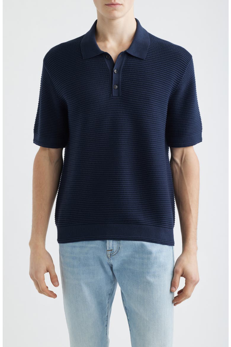 Stitch Interest Polo, Main, color, INK
