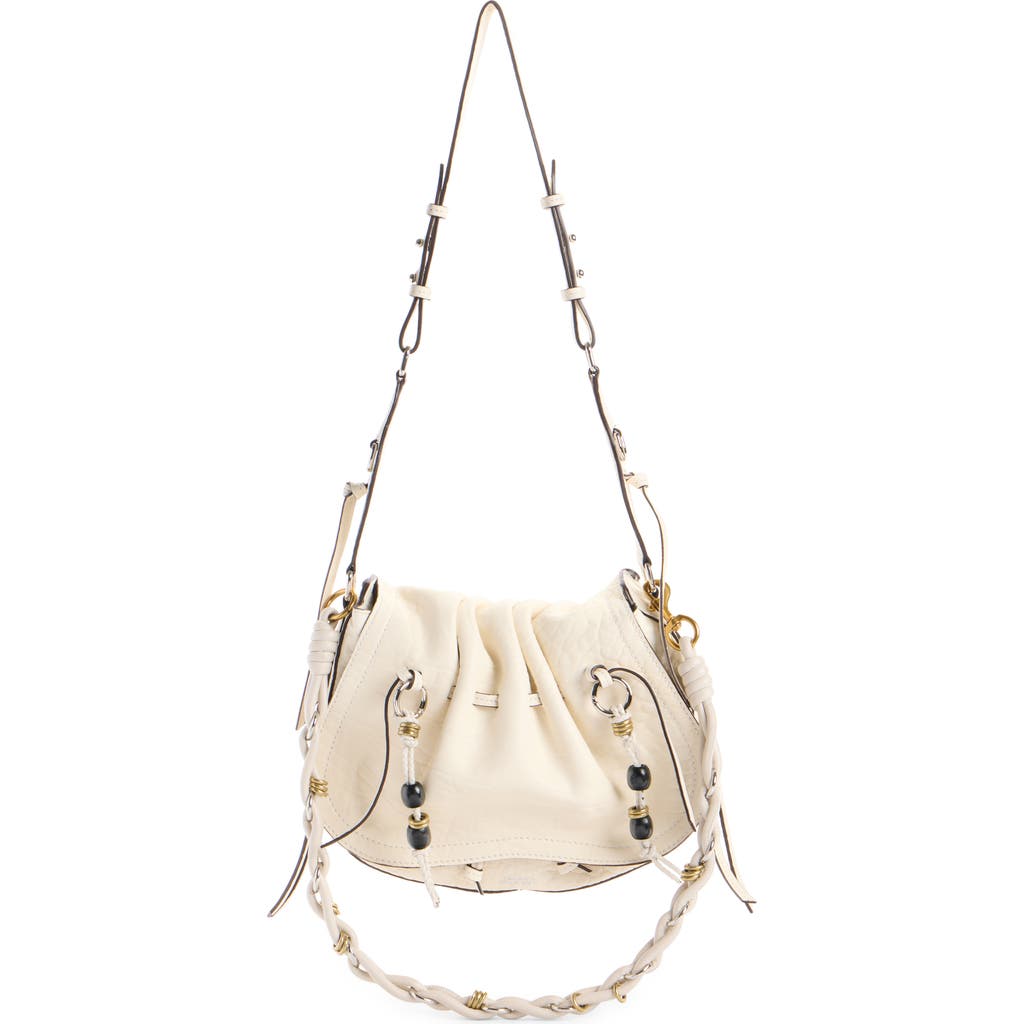 Isabel Marant Bolton Bubble Pebbled Leather Hobo Bag In Pattern