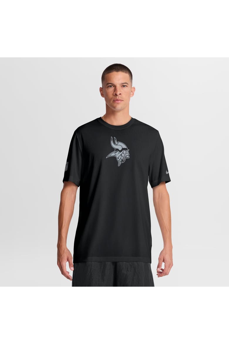 Men's Nike Black Minnesota Vikings Sideline Lead The Charge Legend Dri-FIT T-Shirt, Main, color, Black