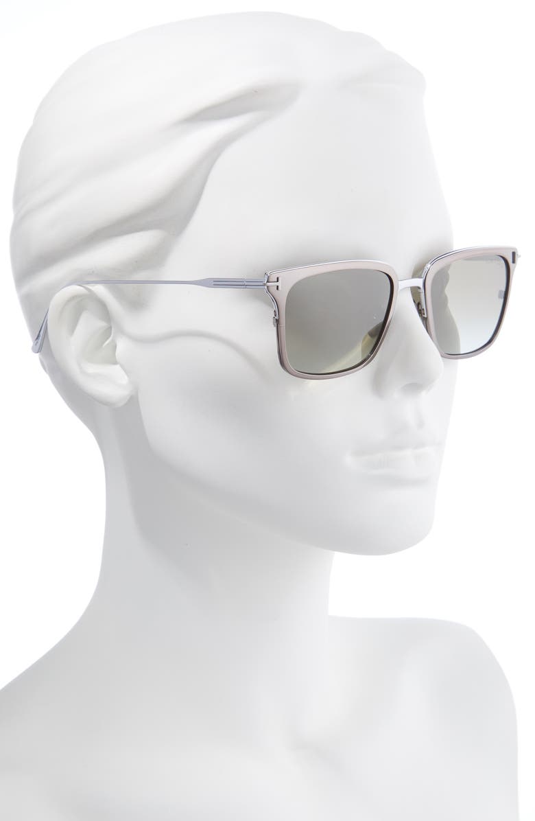 TOM FORD Hayden 54mm Square Sunglasses, Alternate, color, 