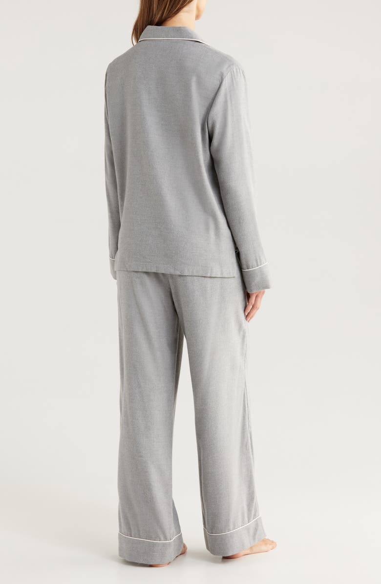Nordstrom Cozy Cotton Blend Flannel Pajamas, Alternate, color,