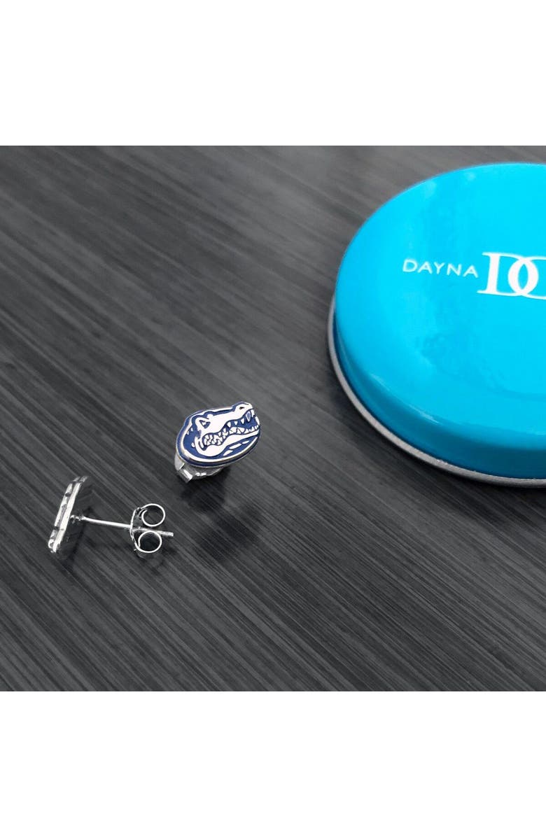 DAYNA DESIGNS Women's Dayna Designs Florida Gators Enamel Post Earrings, Alternate, color, Silver