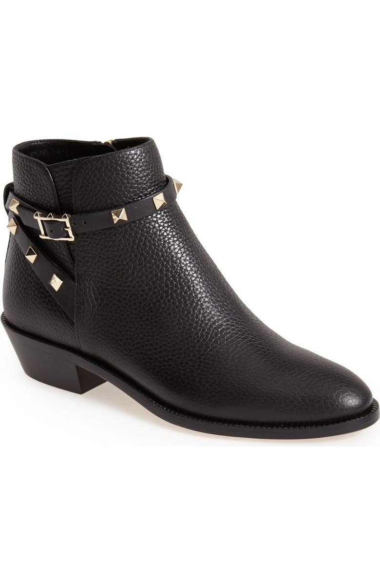 Valentino Garavani 'Rockstud' Ankle Boot, Main, color,