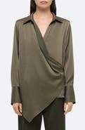 Helmut Lang Relax Faux Wrap Shirt