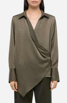 Helmut Lang Relax Faux Wrap Shirt